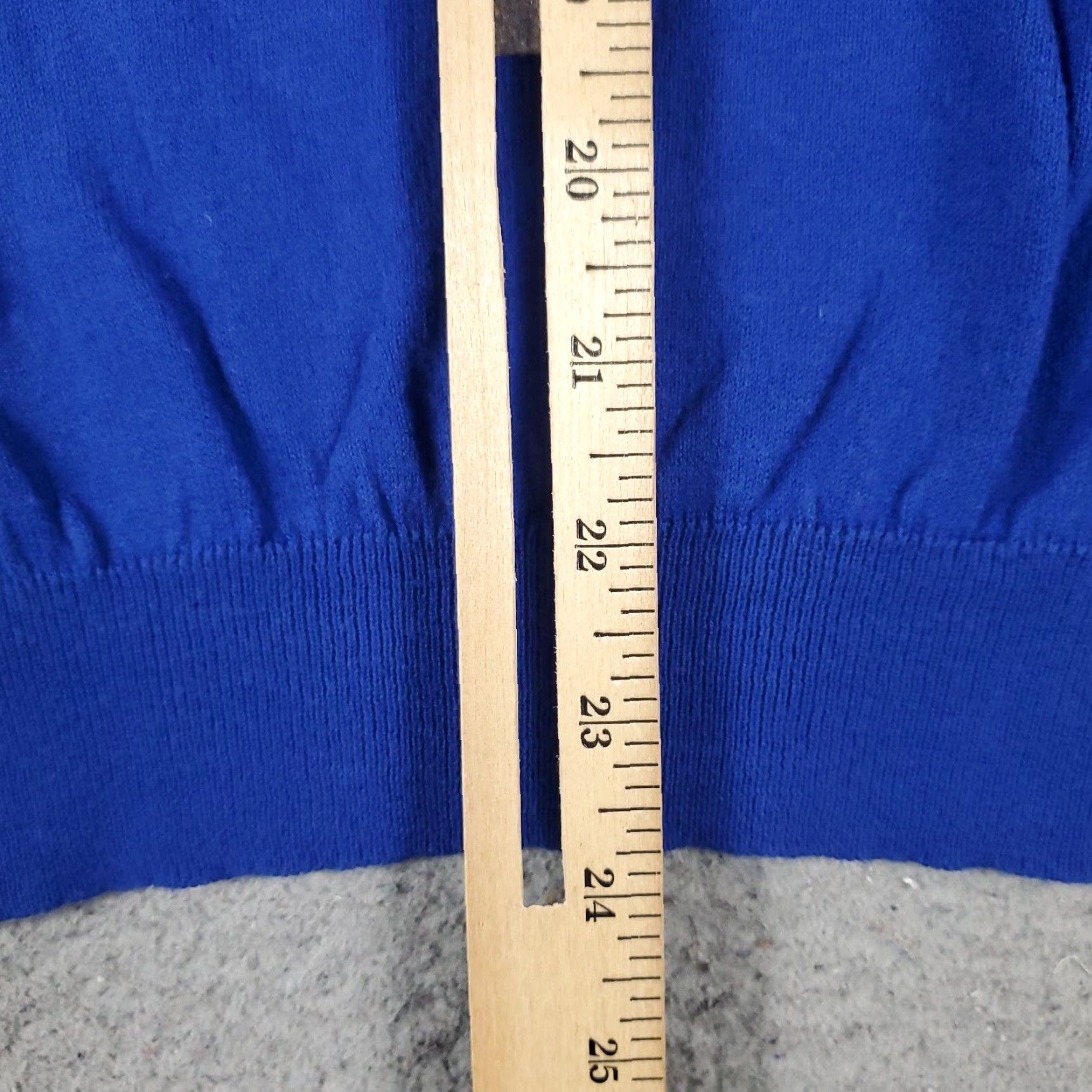 Polo Ralph Lauren Ralph Lauren Mens Large Blue V Neck Pullover Vintage Sweater Italy Size US L / EU 52-54 / 3 - 6 Thumbnail