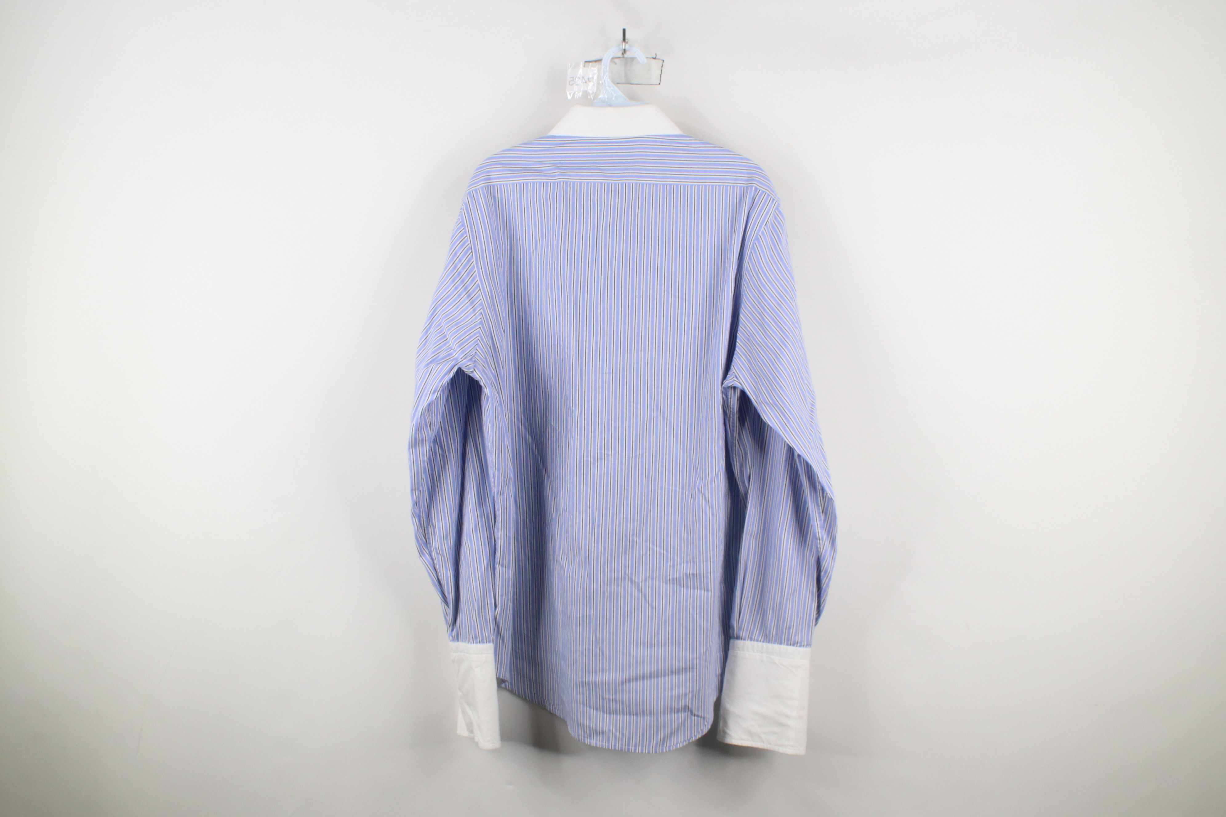 Vintage Camicissima Striped French Cuff Collared Button Dress Shirt Size US M / EU 48-50 / 2 - 10 Thumbnail