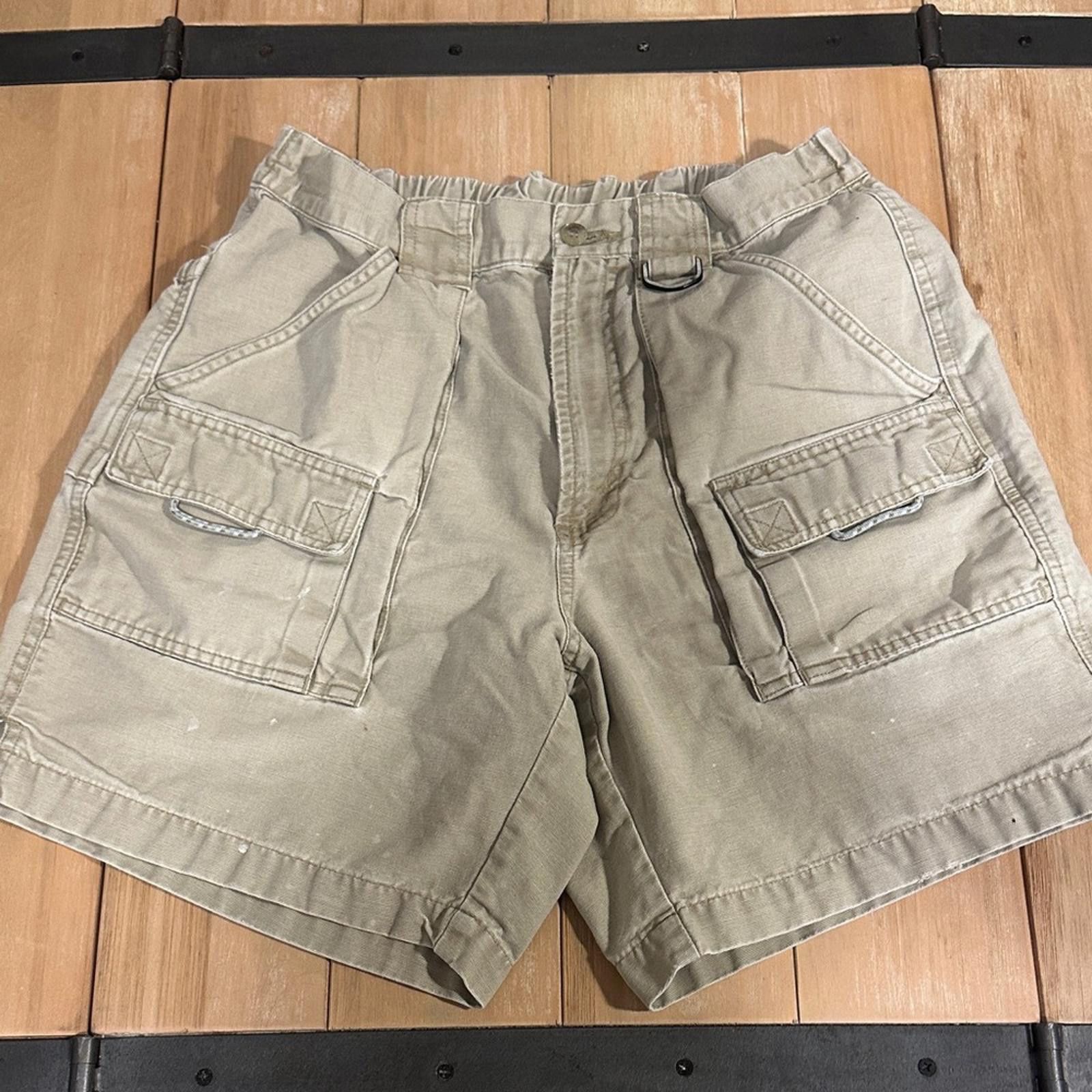 Columbia Columbia PFG Small Cargo Fishing Shorts Men’s Small Tan Size US 30 / EU 46 - 1 Thumbnail