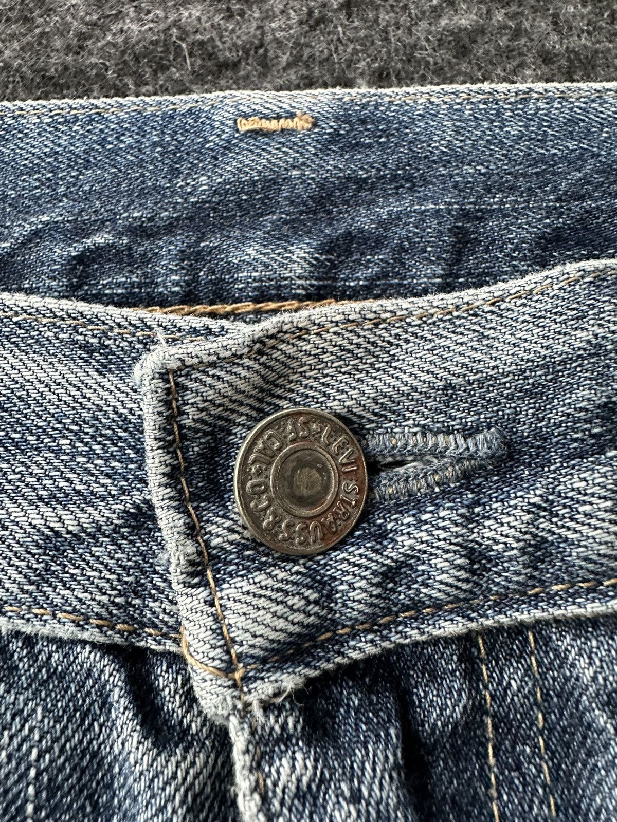 Levi's Vintage Levis 510 Red Loop Faded Washed Distressed D439 Size US 30 / EU 46 - 14 Thumbnail