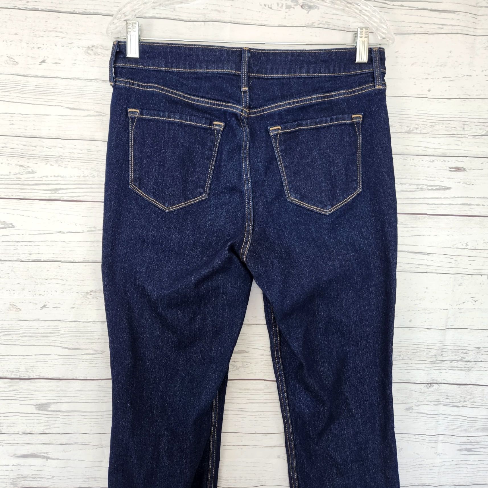 Old Navy VINTAGE? No. Old Navy Womens Wow Straight Jeans Sz 10 Blue Dark Wash High Rise Size 32" / US 10 / IT 46 - 4 Thumbnail