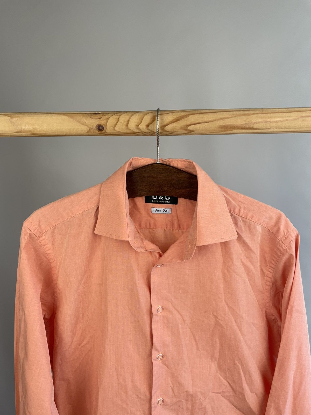 Dolce & Gabbana Dolce & Gabbana vintage shirt size 15 3/4 Size US L / EU 52-54 / 3 - 2 Thumbnail