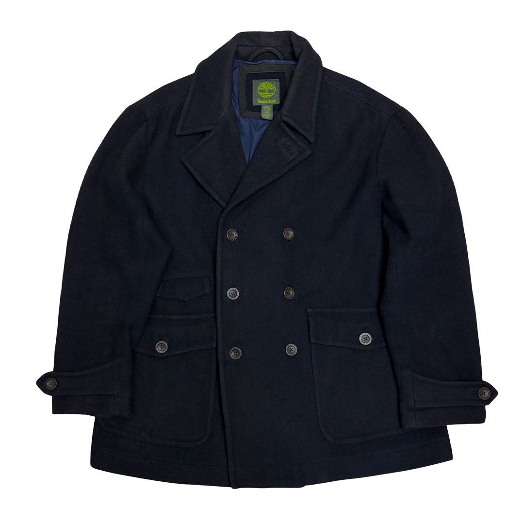 Timberland TIMBERLAND Wool Blend Business Casual Winter Pea Coat 2XL Size US XXL / EU 58 / 5 - 1 Thumbnail