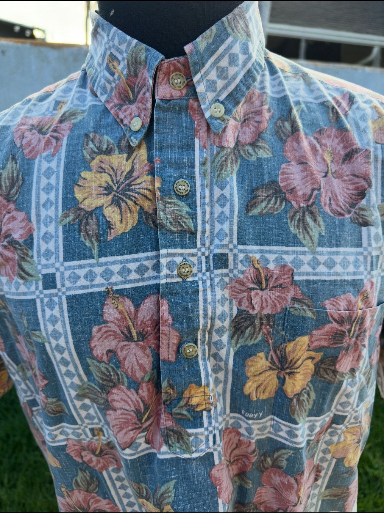 Reyn Spooner PreOwned Reyn Spooner Hawaiian Print Multicolored Men's L Size US L / EU 52-54 / 3 - 3 Thumbnail