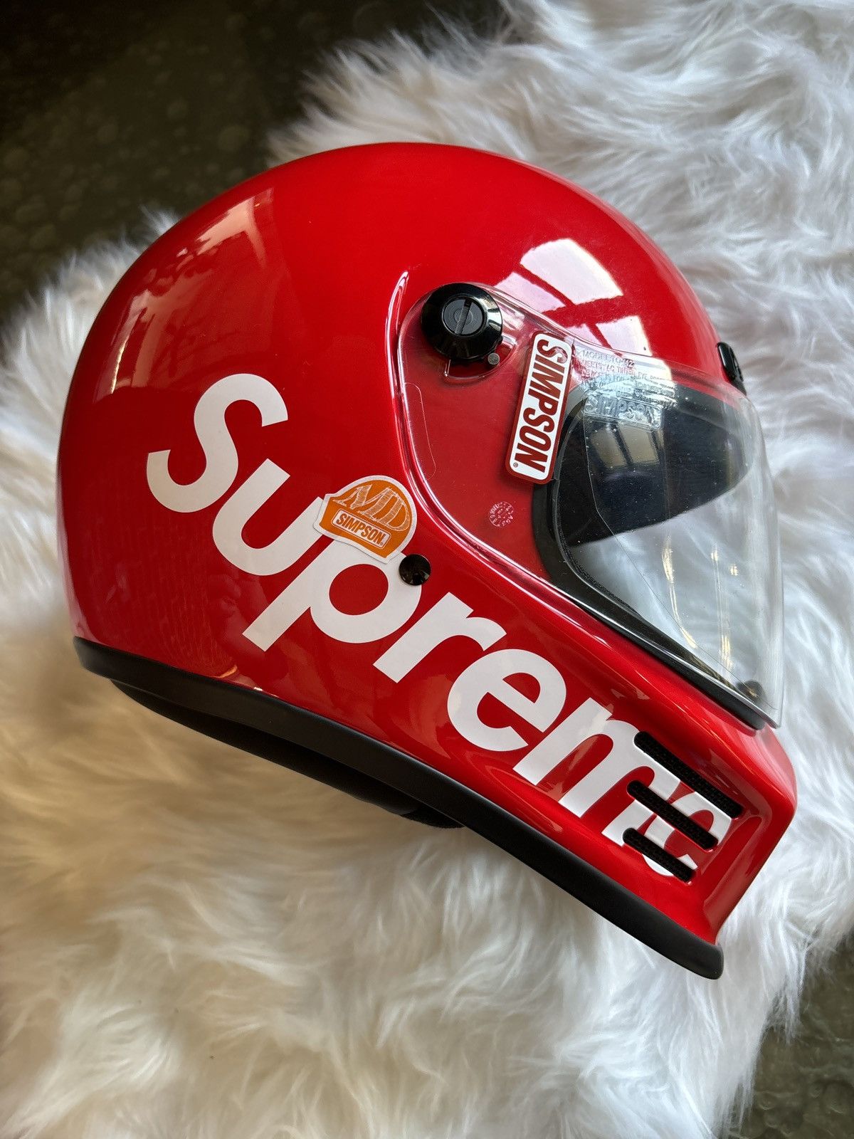 Supreme Supreme Simpson’s Racing Helmet Size ONE SIZE - 5 Thumbnail