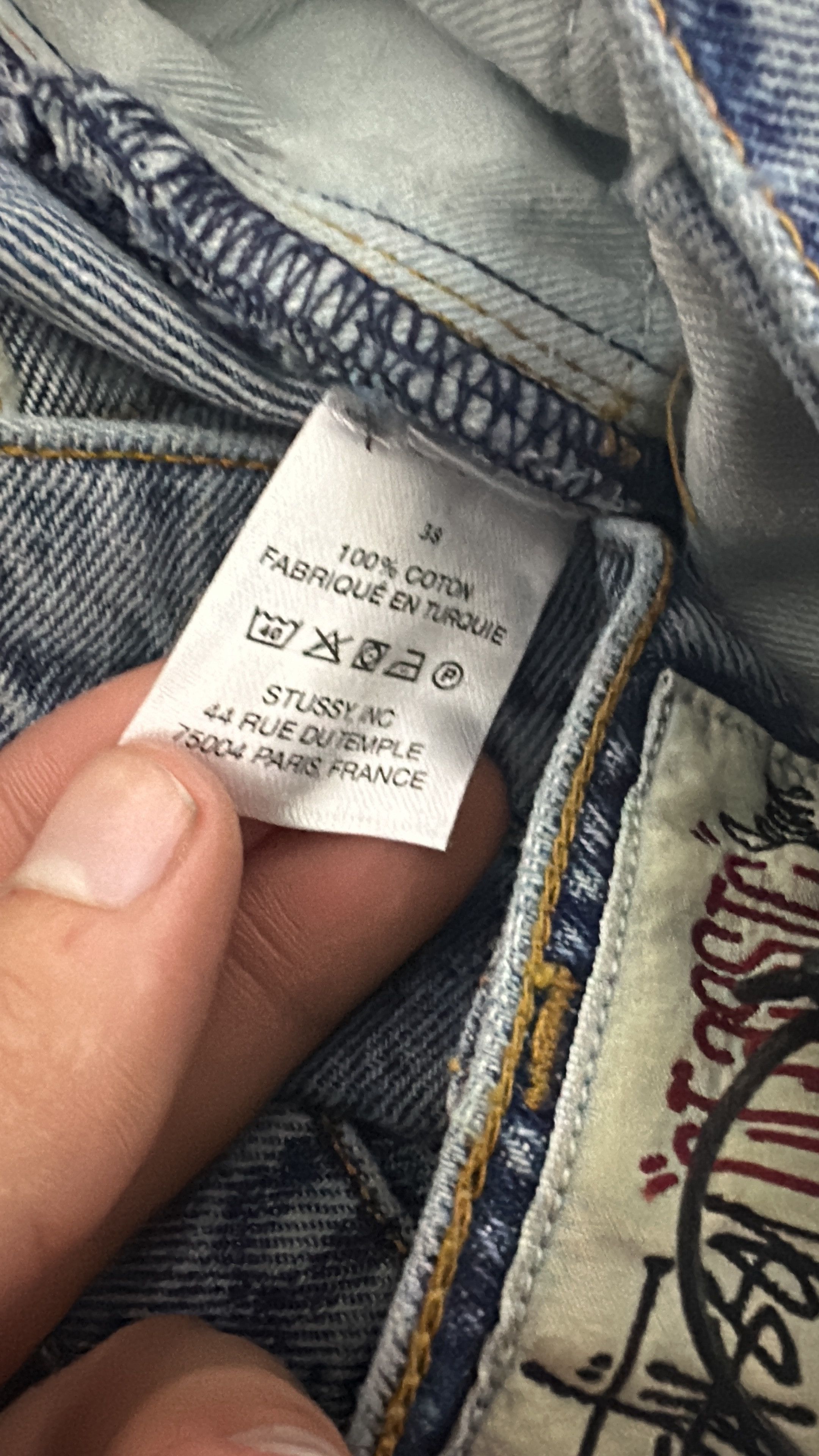 Stussy Stussy Classic Jean Washed Blue Size 38 Size US 38 / EU 54 - 10 Thumbnail