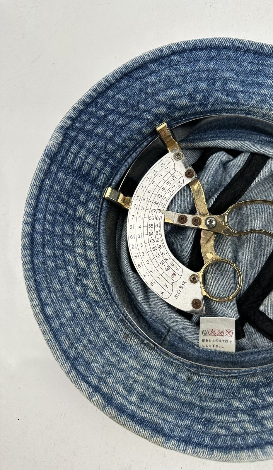 Japanese Brand × Other DENIM BUCKET HAT - TC 39 Size ONE SIZE - 7 Thumbnail
