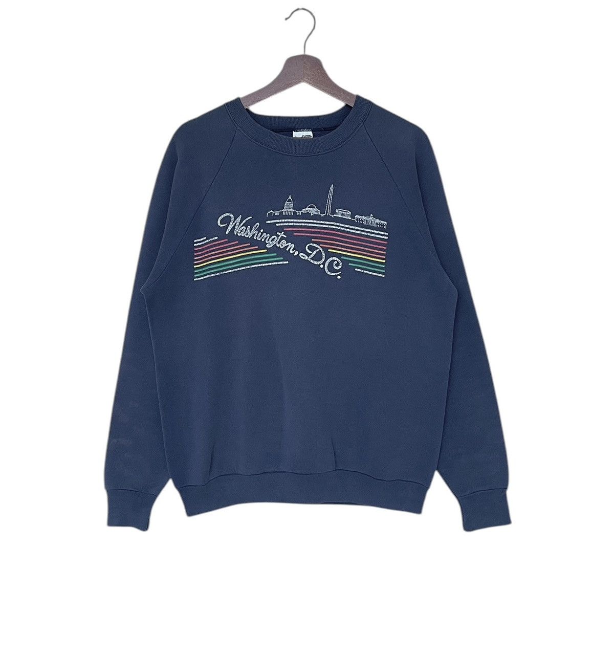 Fruit Of The Loom × Vintage Vintage Brand Fruit of The Loom Sweatshirt 1990s Size US L / EU 52-54 / 3 - 1 Thumbnail