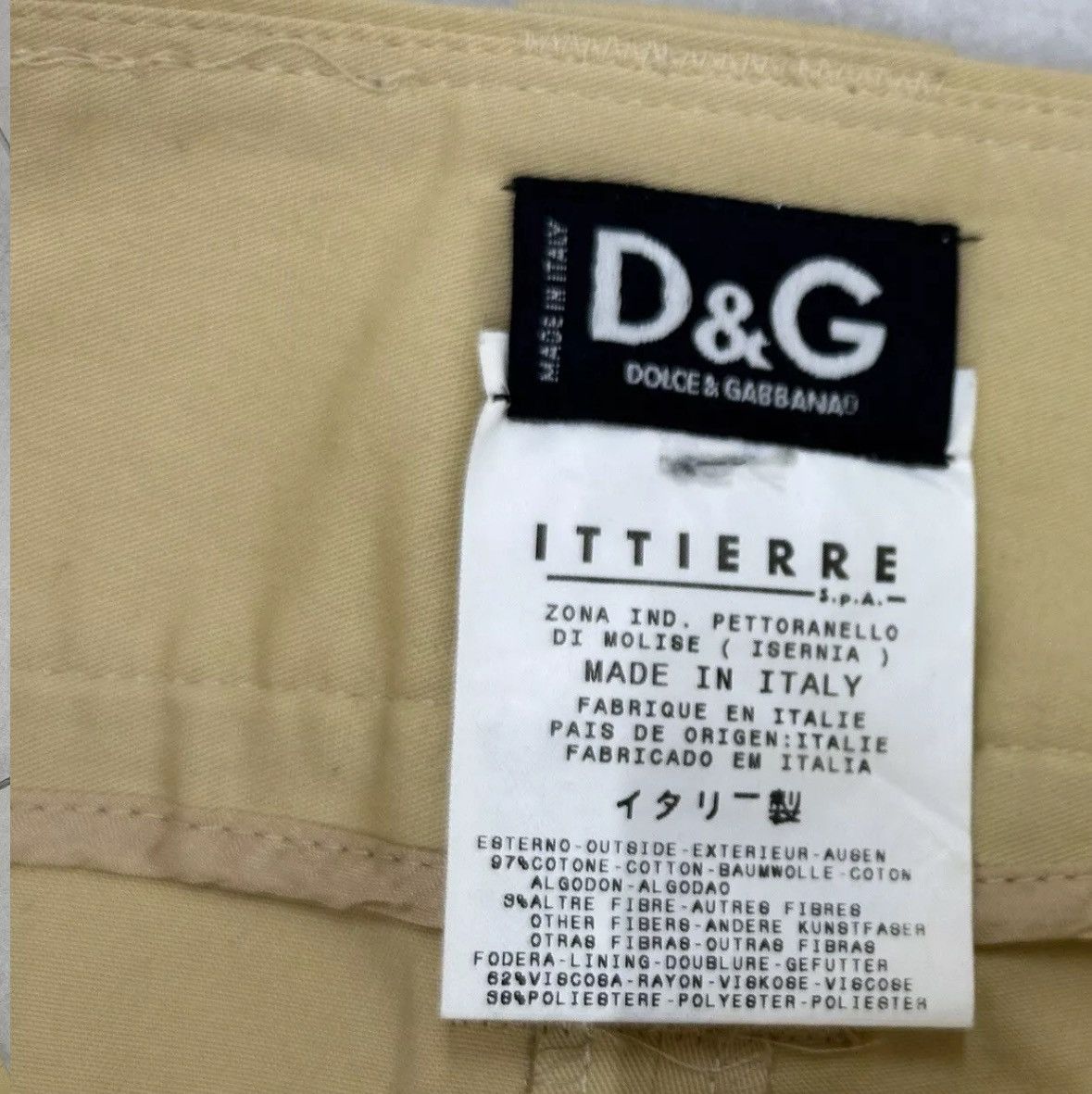 Dolce & Gabbana Dolce & Gabbana D&G Womens Cropped Pants size 42 Size 28" / US 6 / IT 42 - 11 Thumbnail