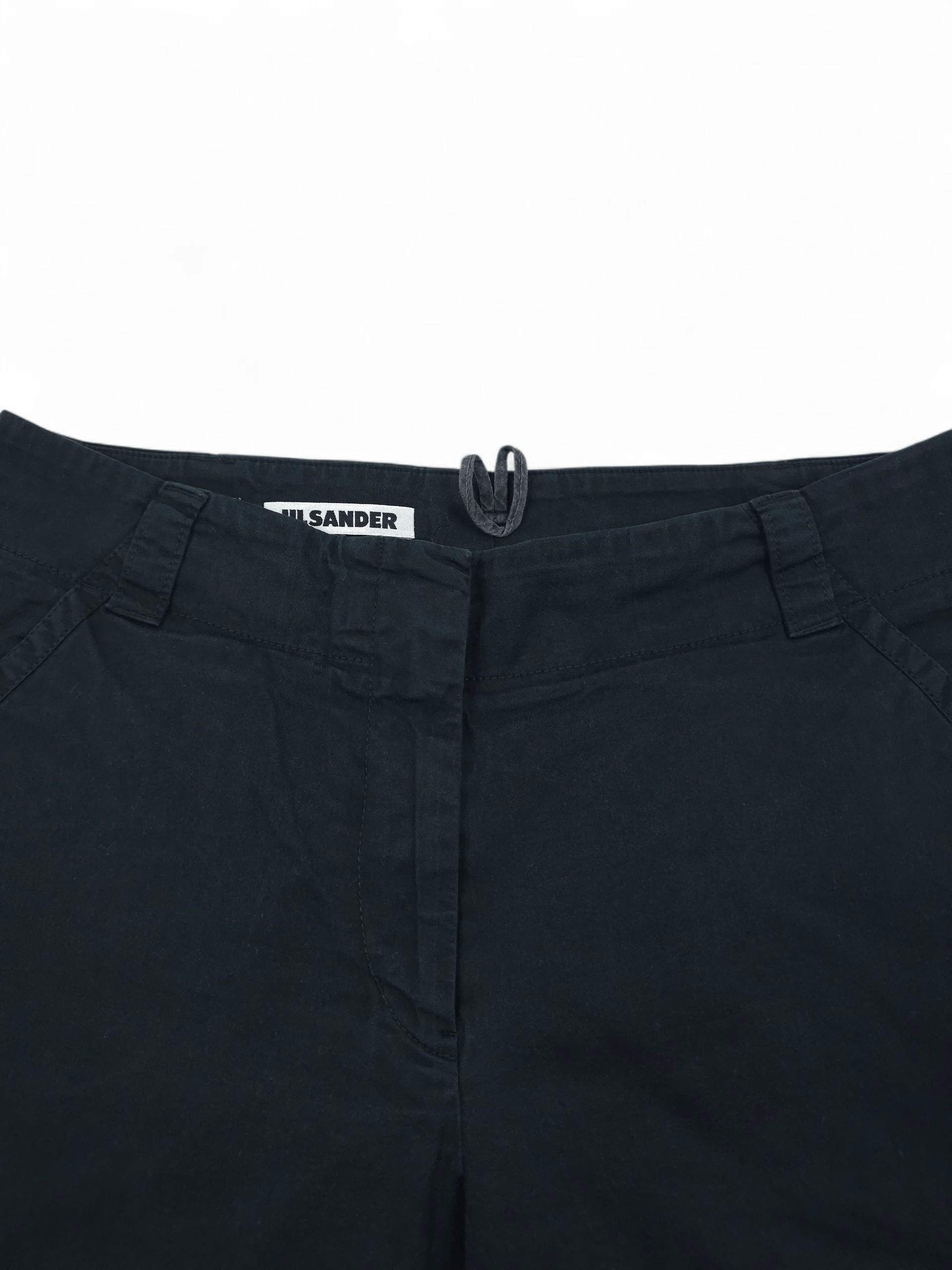 Jil Sander 💎 Jil Sander Size S Classic Cotton Black Chino Pants Size 26" / US 2 / IT 38 - 3 Thumbnail
