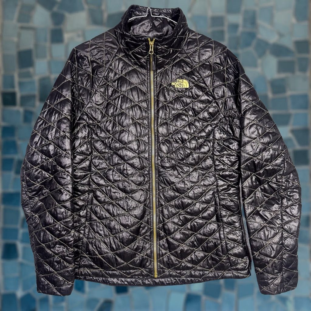 The North Face The North Face Thermoball Jacket Womens M Quilted Puffer Full Zip Gold C775 Size M / US 6-8 / IT 42-44 - 1 Thumbnail