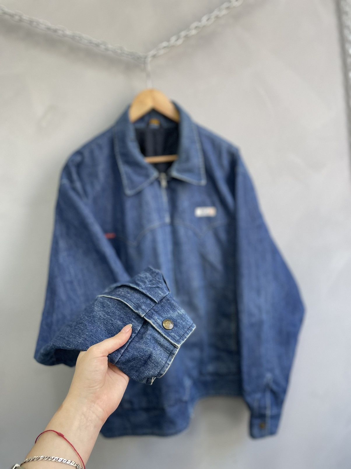 Levi's Vintage rare cropped 90s denim jacket made in USA scovill Size US XL / EU 56 / 4 - 4 Thumbnail