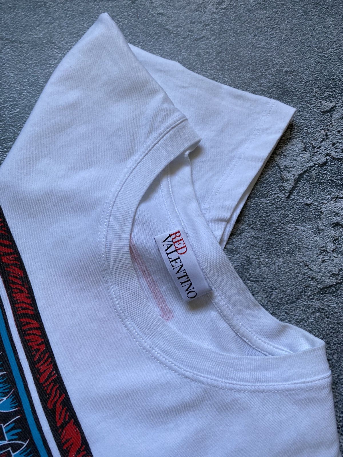 RED Valentino Red Valentino Big Logo T Shirt Tee Size S Size S / US 4 / IT 40 - 8 Thumbnail