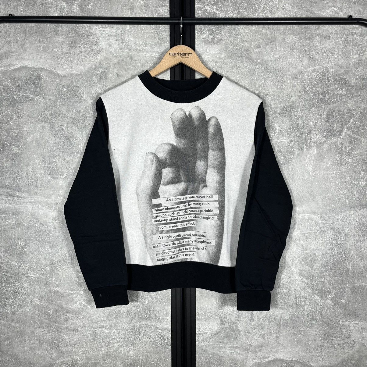 Maison Margiela × Vintage MAISON MARGIELA VINTAGE HAND DESIGNER CREWNECK SWEATSHIRT Size US S / EU 44-46 / 1 - 1 Thumbnail