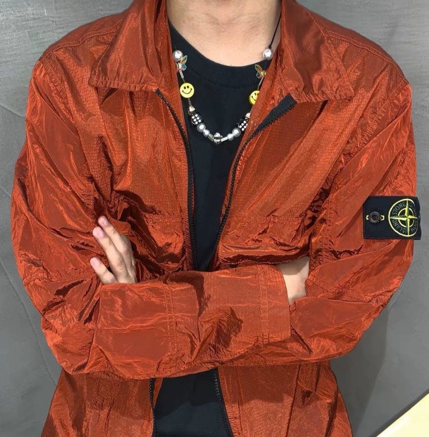 Stone Island Stone Island Metal Nylon Brick Red L Light Collar Jkt Size US L / EU 52-54 / 3 - 8 Thumbnail