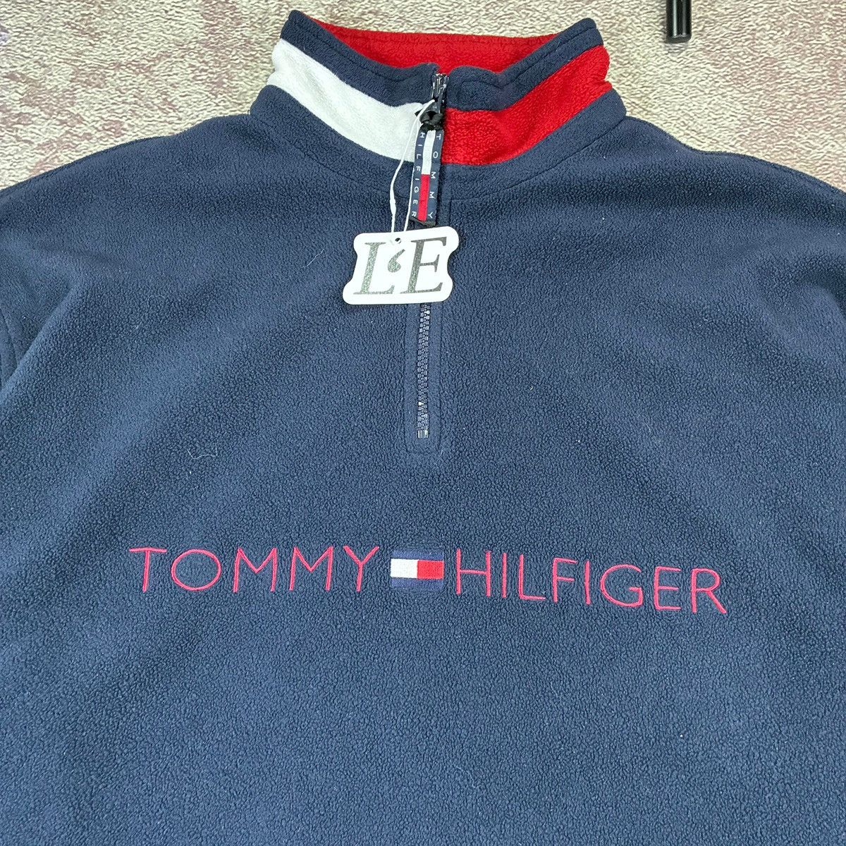 Tommy Hilfiger Tommy Hilfiger Vintage Fleece Jacket Size L-XL Size US XL / EU 56 / 4 - 4 Thumbnail