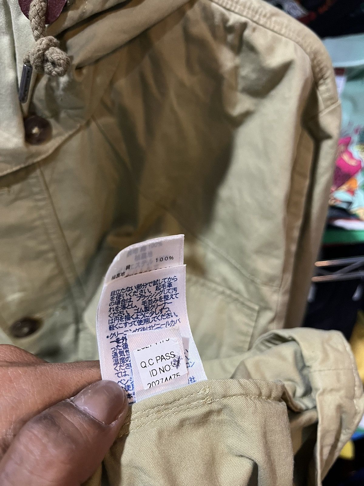Japanese Brand Land’s End Military Jacket Hoodie 90s Size US L / EU 52-54 / 3 - 8 Thumbnail