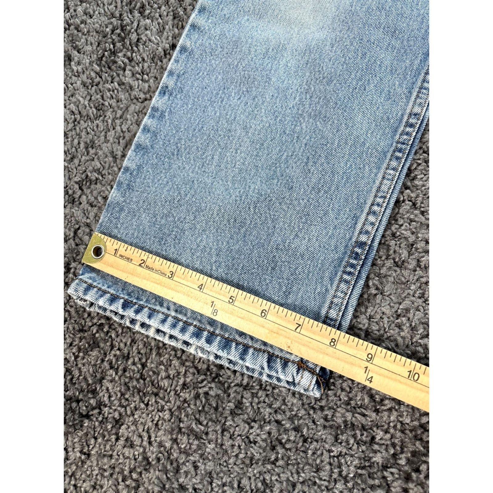 Vintage VINTAGE Urban Pipeline Jeans Baggy Men’s 33x30 Denim Light Wash Relaxed Bootcut Regular 30 In Inseam Blue Cotton Dark Wash Women? Size US 33 - 3 Thumbnail