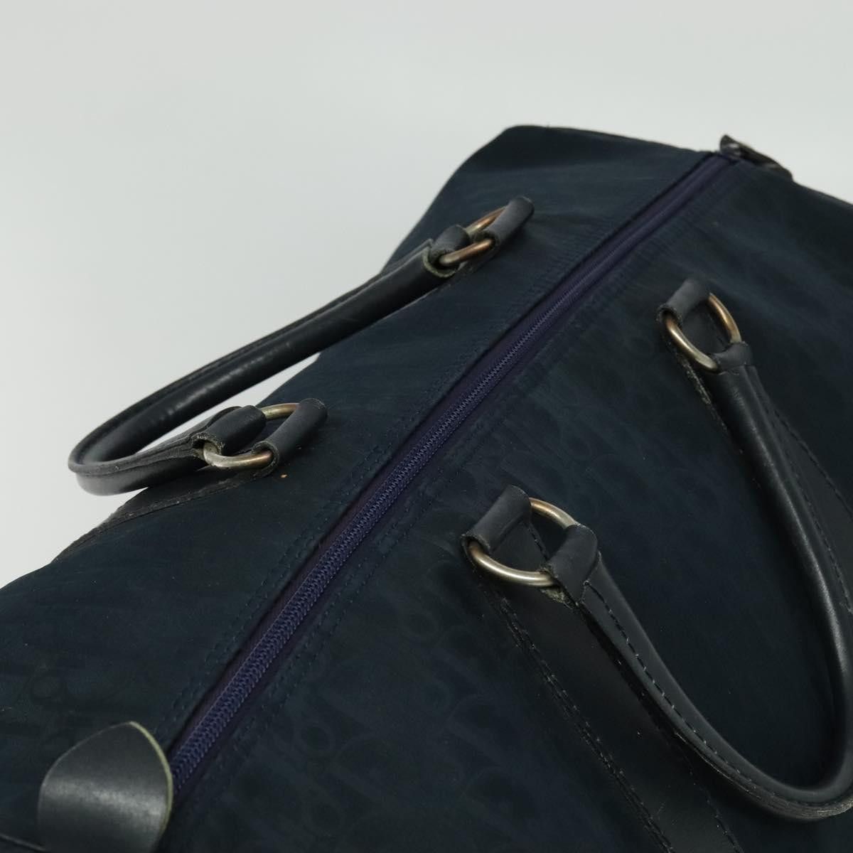 Dior DIOR Trotter Canvas Boston Bag Navy Size ONE SIZE - 6 Thumbnail