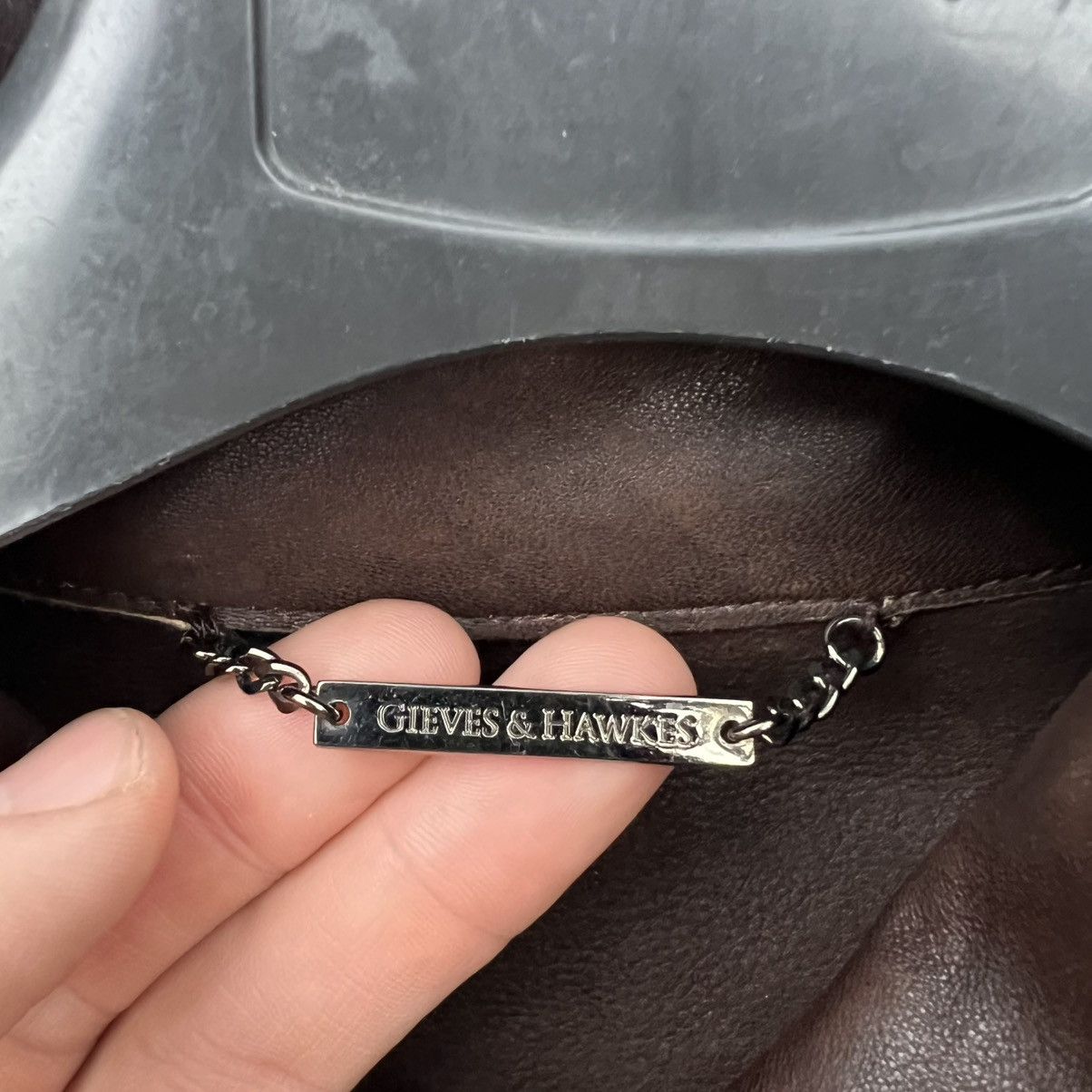Gieves & Hawkes GIEVES & HAWKES leather jacket vintage Size US L / EU 52-54 / 3 - 6 Thumbnail