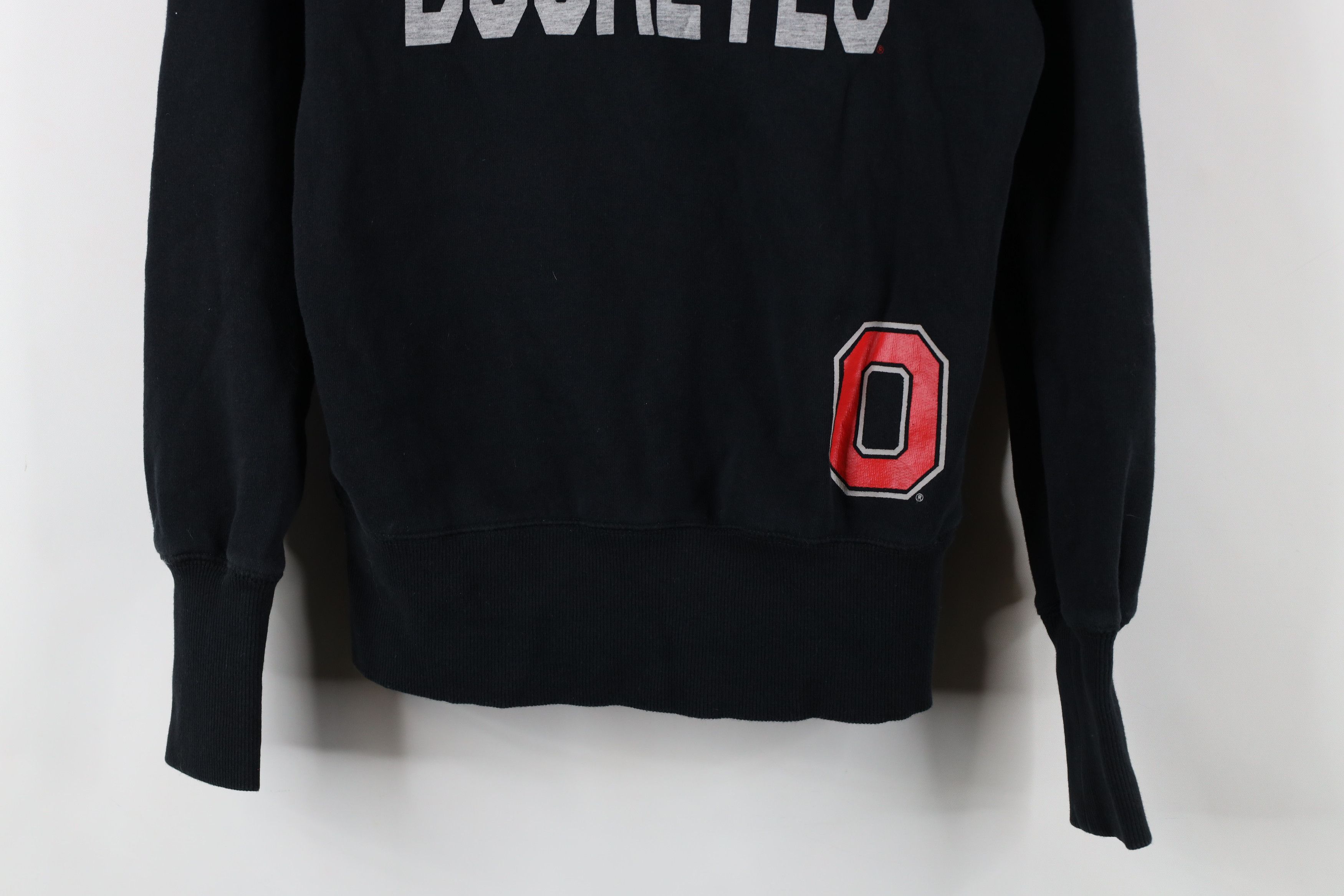 Nike × Vintage Vintage Nike Ohio State University Buckeyes Sweatshirt Black Size M / US 6-8 / IT 42-44 - 3 Thumbnail