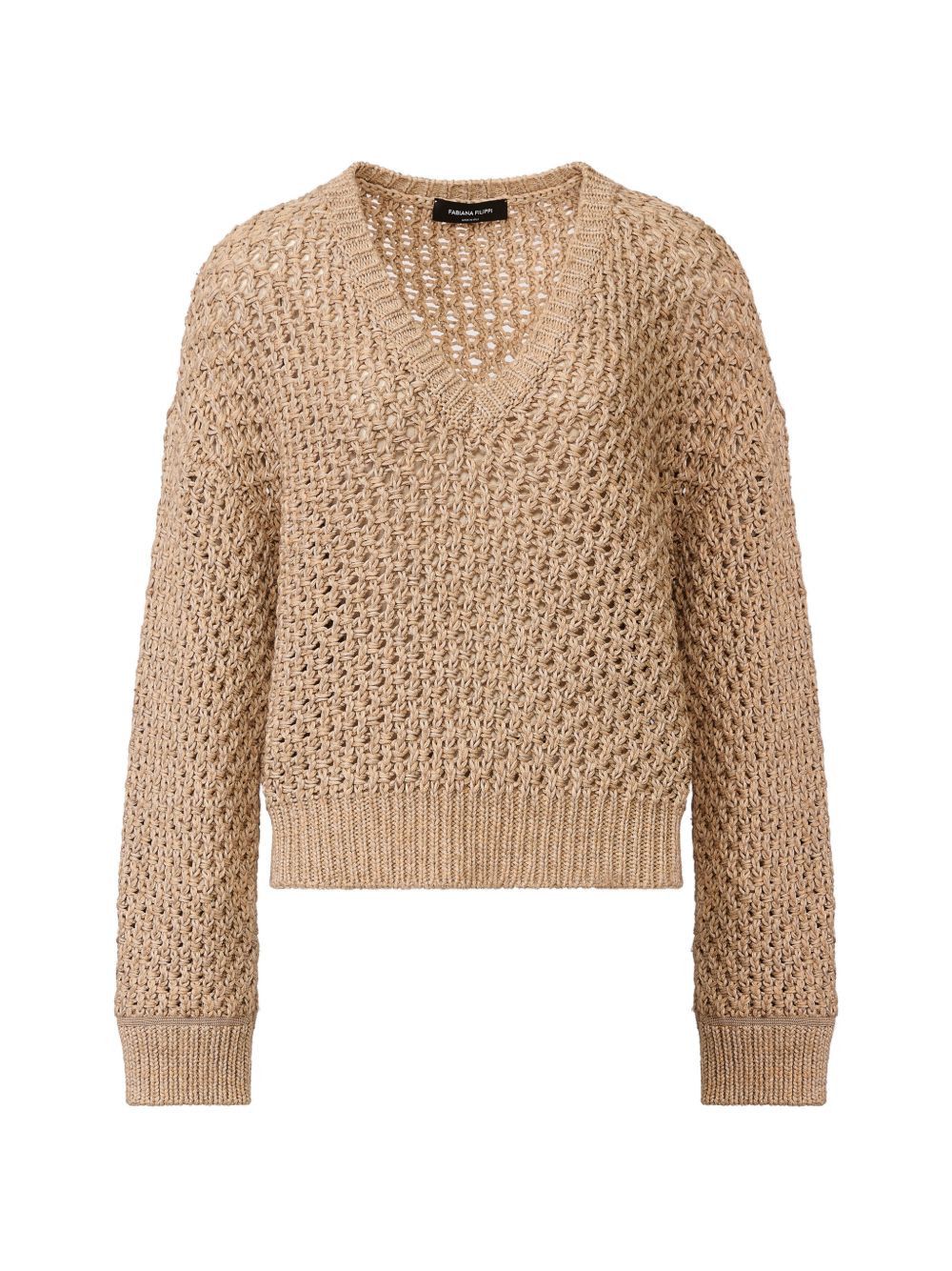 Fabiana Filippi COTTON SWEATER Size M / US 6-8 / IT 42-44 - 1 Thumbnail