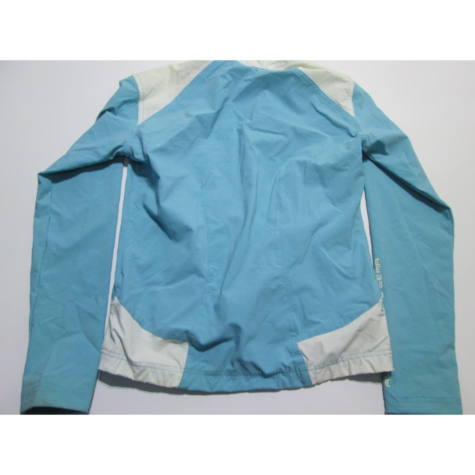 Nike Nike Womens Track Jacket XS Light Blue Hooded Zip Pockets Solid Active Outerwear Size XS / US 0-2 / IT 36-38 - 2 Thumbnail