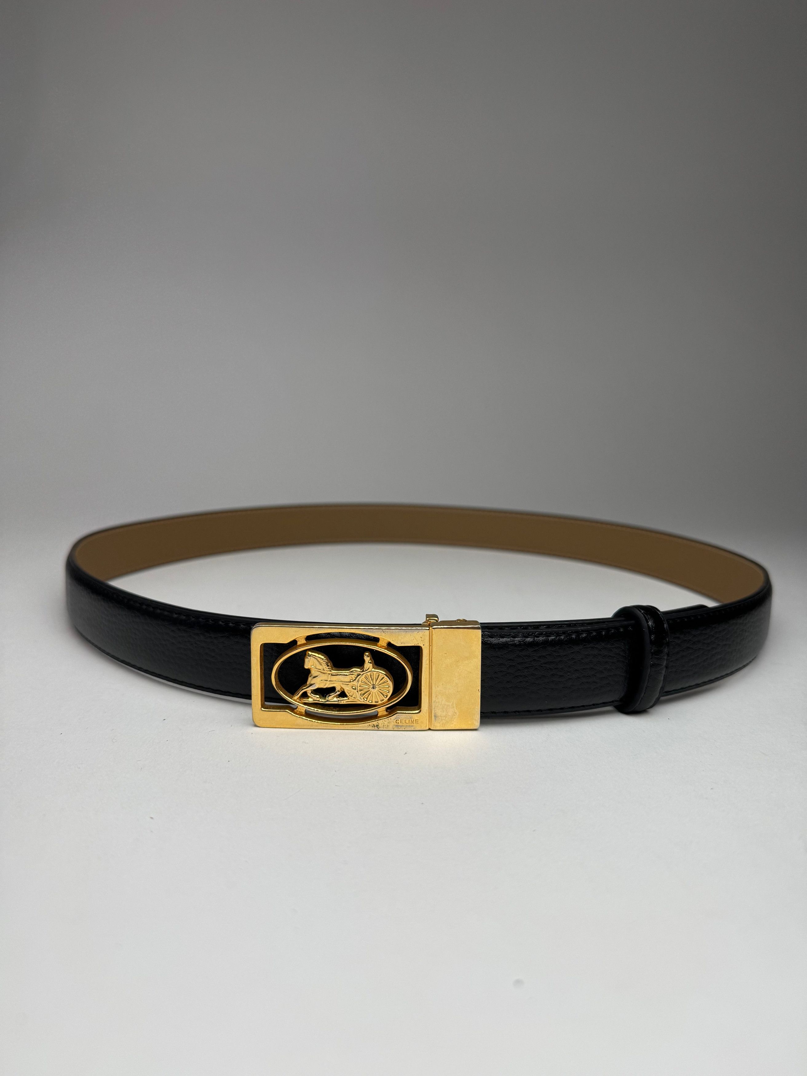 Celine Vintage Paris leather belt Size ONE SIZE - 1 Thumbnail