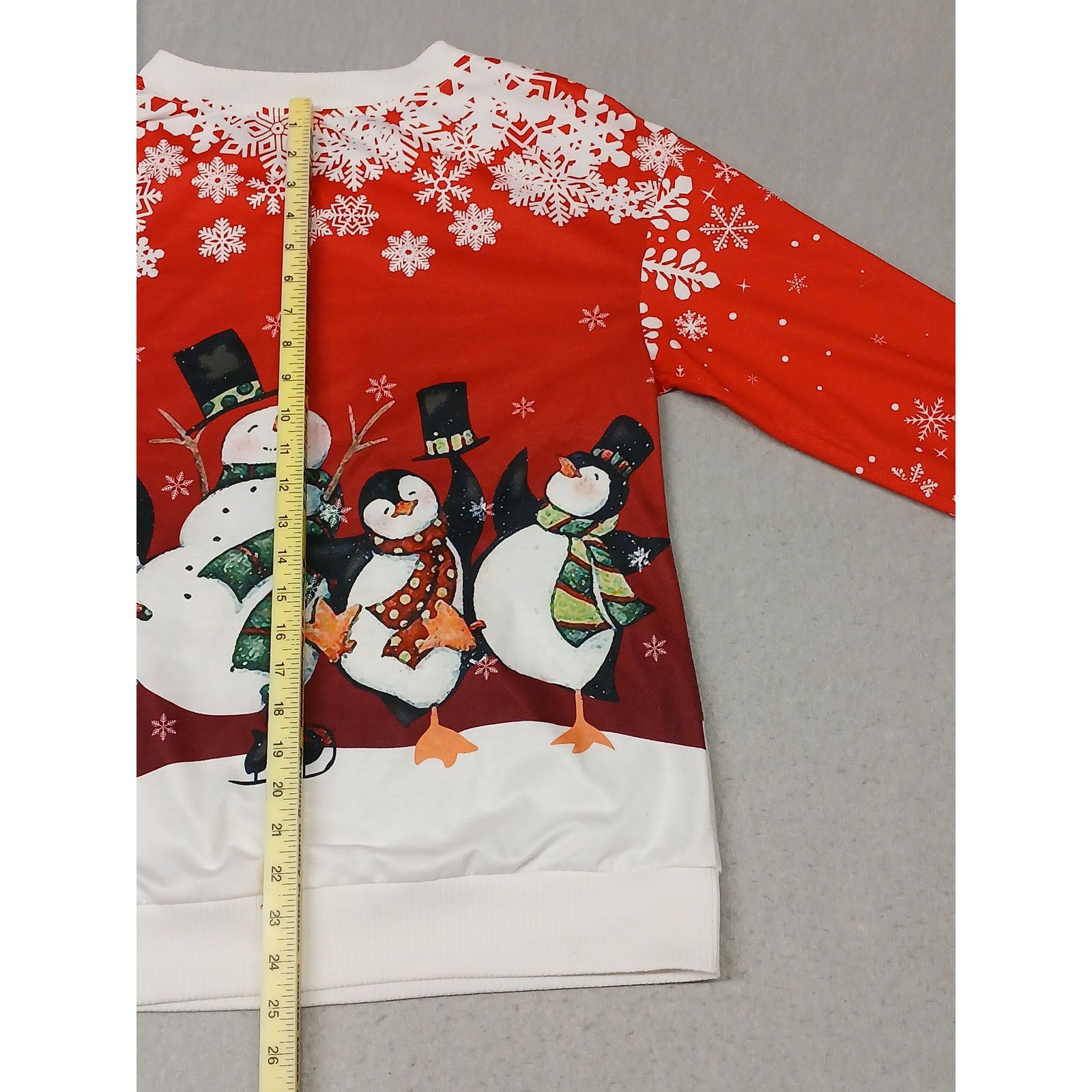 Other Women's (Medium) Ugly Xmas Zip Pullover Fleece Sweatshirt Size M / US 6-8 / IT 42-44 - 4 Thumbnail