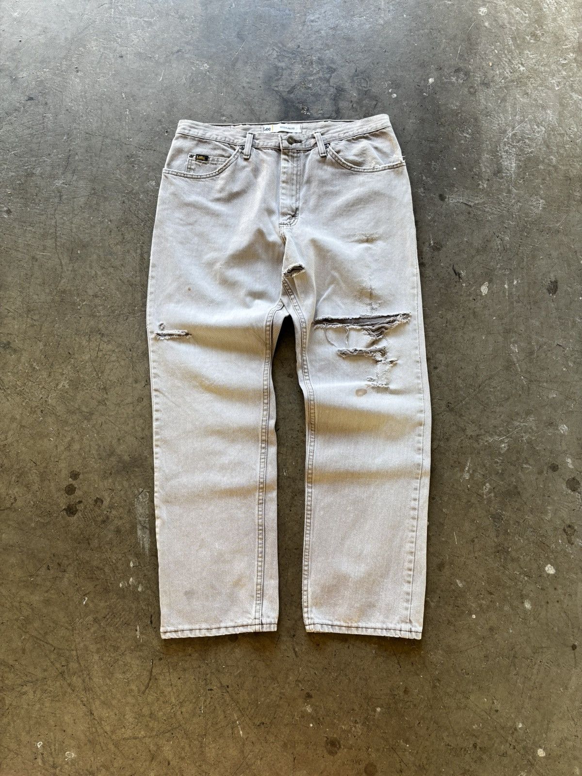 Lee Vintage Lee Distressed Pants Size US 36 / EU 52 - 1 Thumbnail