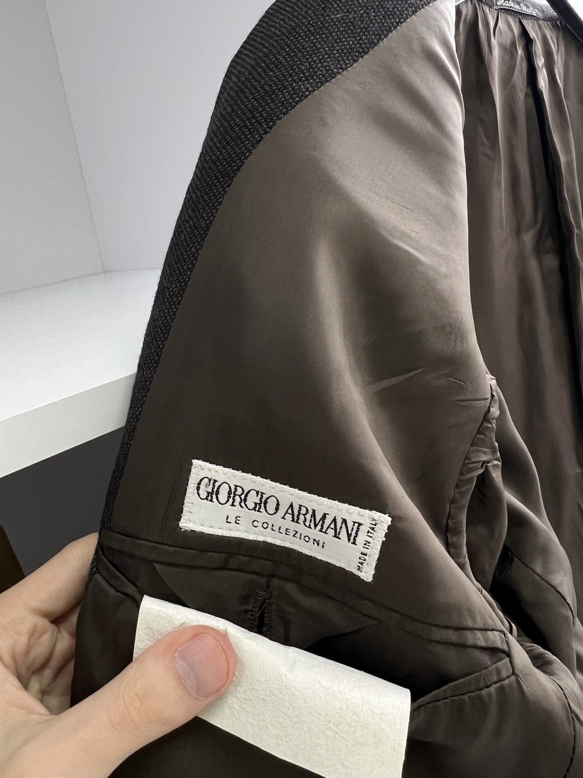 Designer × Giorgio Armani × Vintage Vintage Giorgio Armani Luxury Old Money Style Blazer Size 48R - 7 Thumbnail