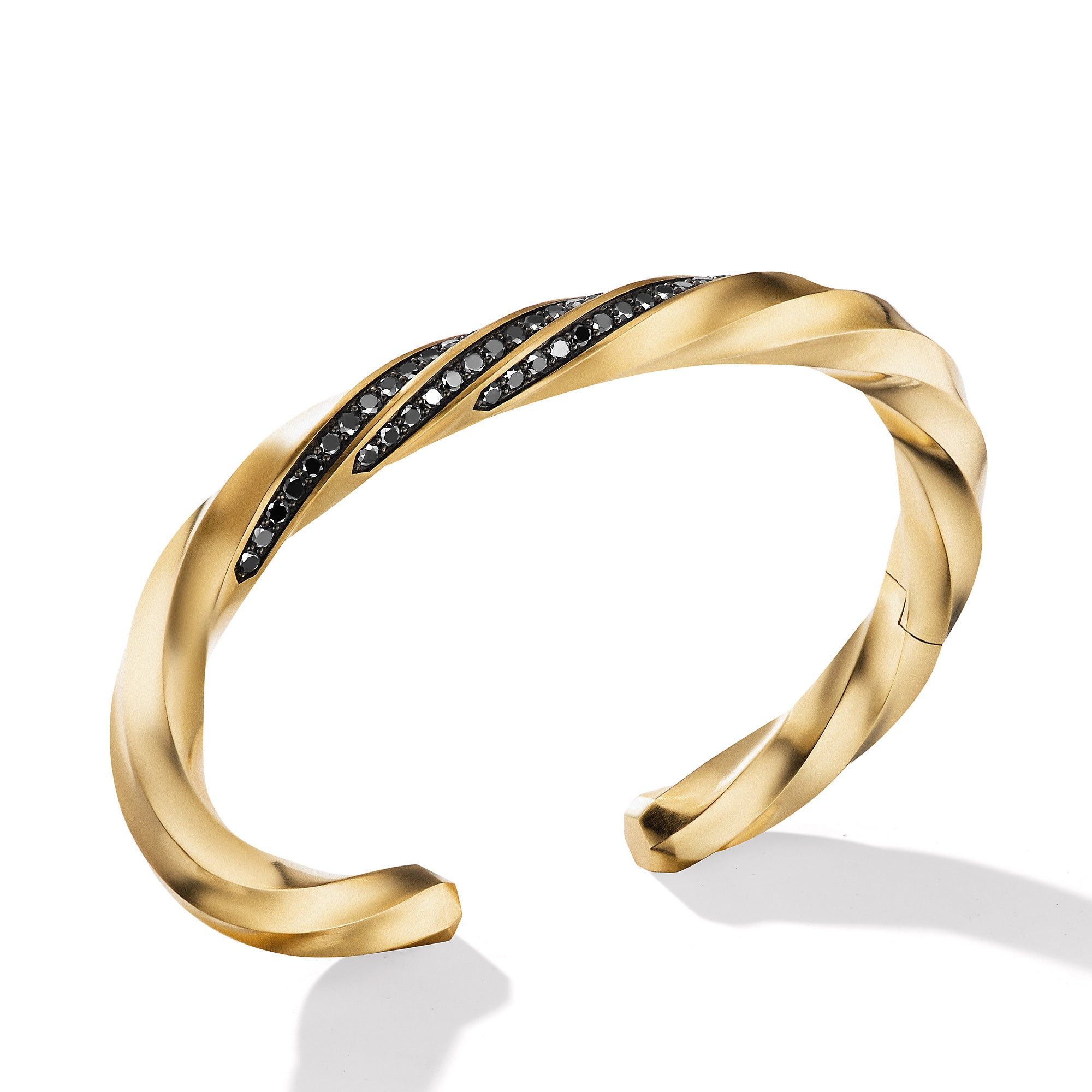 David Yurman oc11z1025 Bracelet in 18K Yellow Gold with Black Diamond Size ONE SIZE - 2 Thumbnail