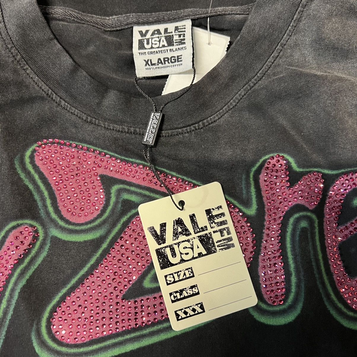 Vale Vale Forever Bling T-Shirt Washed Black Size US XL / EU 56 / 4 - 3 Thumbnail