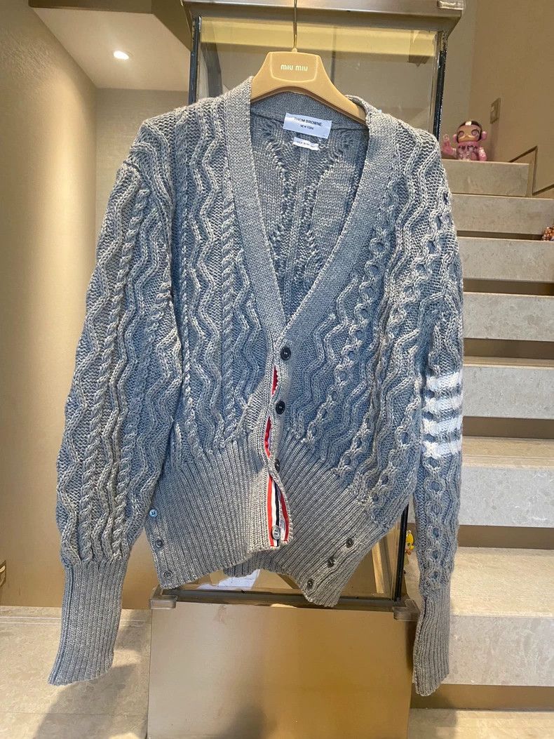 Thom Browne Thom Browne woollen sweater Size US XL / EU 56 / 4 - 1 Thumbnail