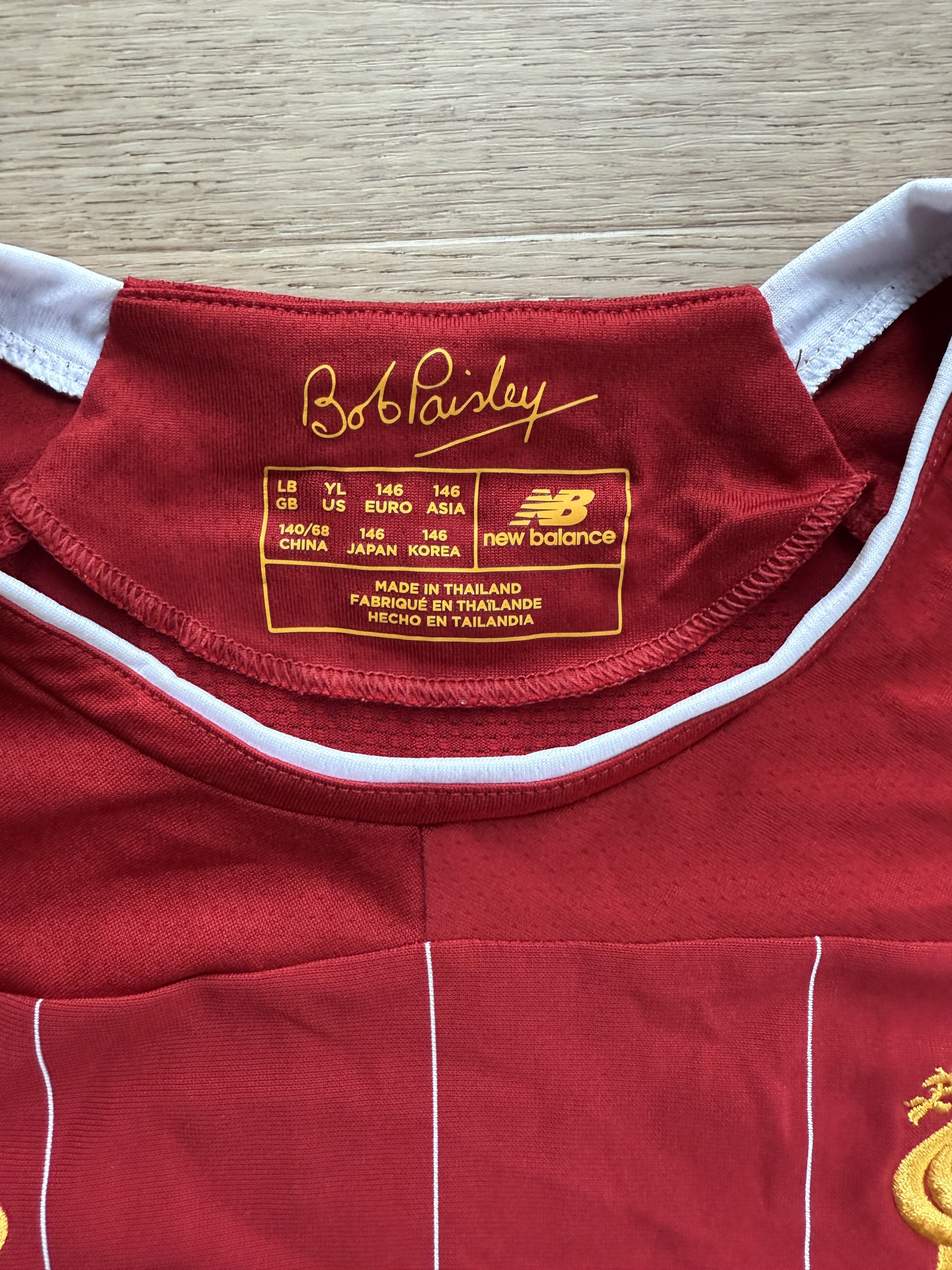 New Balance Liverpool New Balance 2019 Football Soccer Jersey Youth L Size US XS / EU 42 / 0 - 5 Thumbnail
