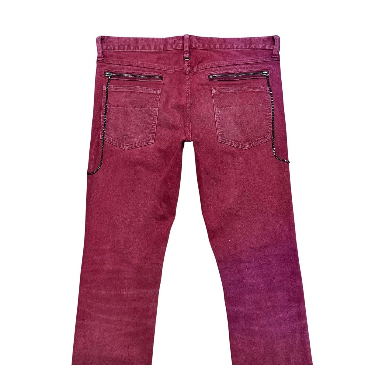Schlussel Schlussel Brass Red Denim Skinny Jeans Size US 32 / EU 48 - 10 Thumbnail
