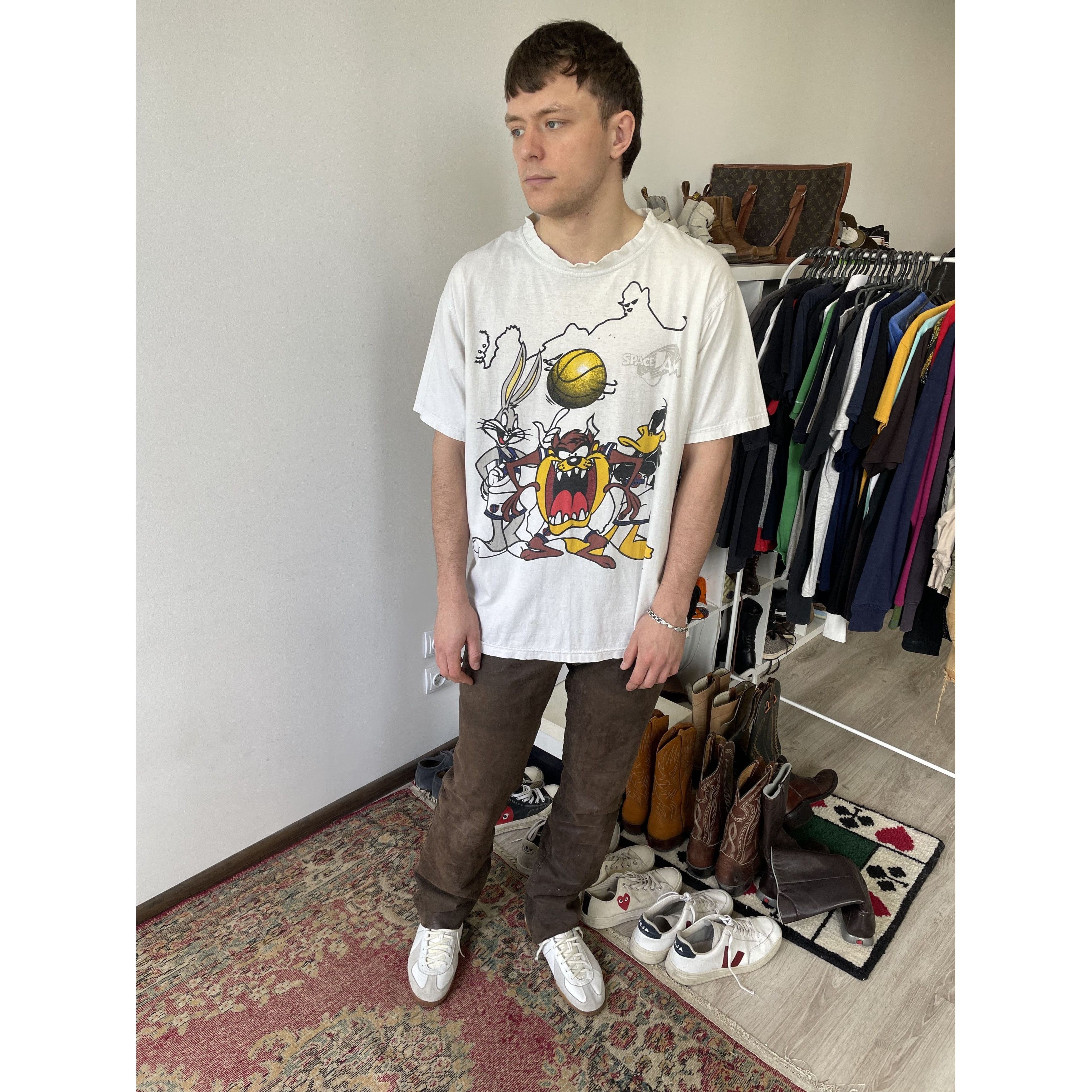 Other 1998 Warner Bros Space Jam Looney Tunes 90s Tee 4341AC Size US XL / EU 56 / 4 - 1 Thumbnail