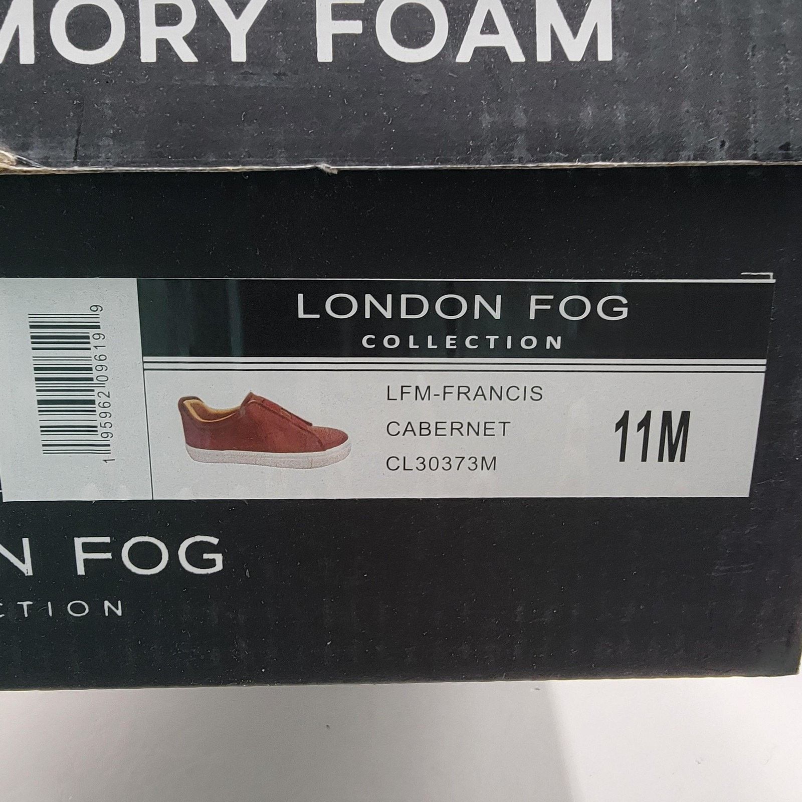 London Fog London Fog Mens Sz 11 Memory Foam Cabernet Francis Slip On Size US 11 / EU 44 - 9 Thumbnail