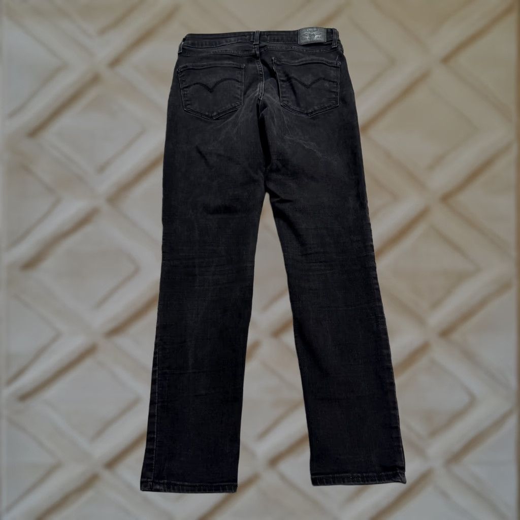 Levi's Levi's 721 High Rise Skinny Jeans Womens 29x28 Black Denim Stretch Comfort 5-Pocket Logo Jeans Size 29" - 1 Thumbnail