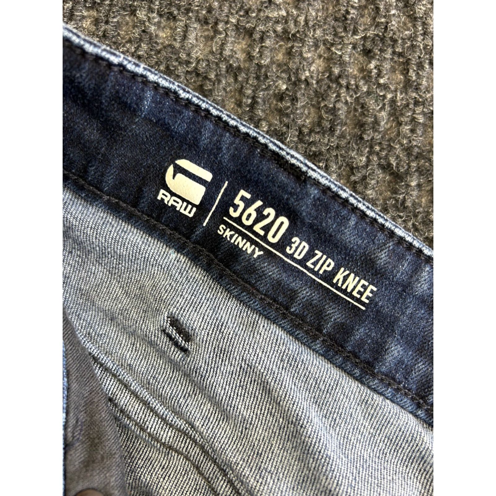 G-Star VINTAGE G Star Raw Jeans 31 x 32 Slim Blue 3D Biker Motorcycle Streetwear Men Jeans Size US 31 - 3 Thumbnail