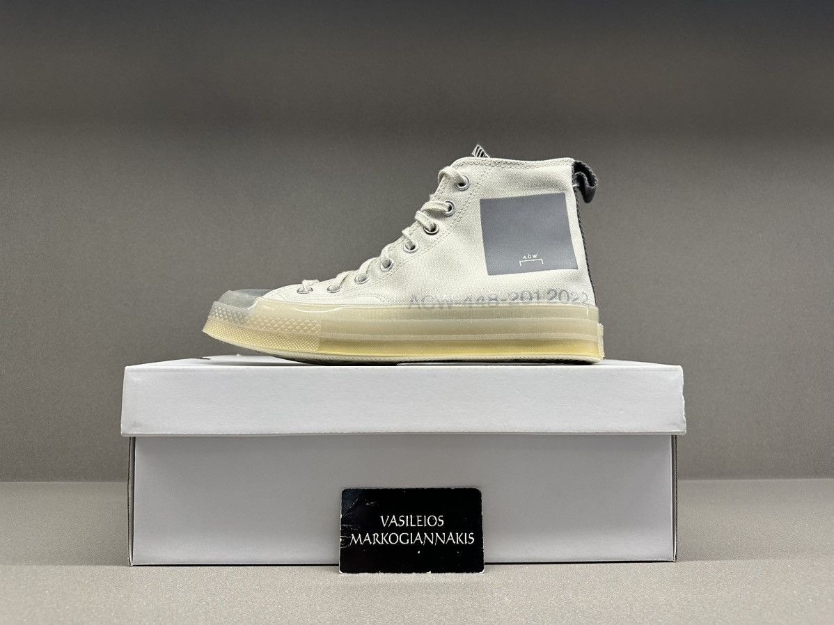 A-COLD-WALL* × Converse Converse Chuck Taylor All-Star 70s Hi A-COLD-WALL Silver Size US 8 / EU 41 - 1 Thumbnail