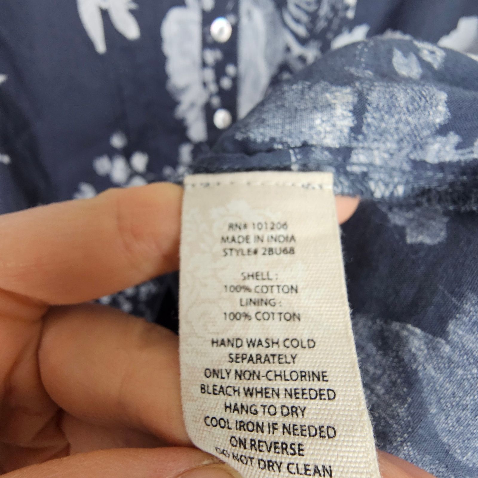 Soft Surroundings Soft Surroundings Floral Tuberosa Tunic Sz L Pleated Resort Size L / US 10 / IT 46 - 8 Thumbnail