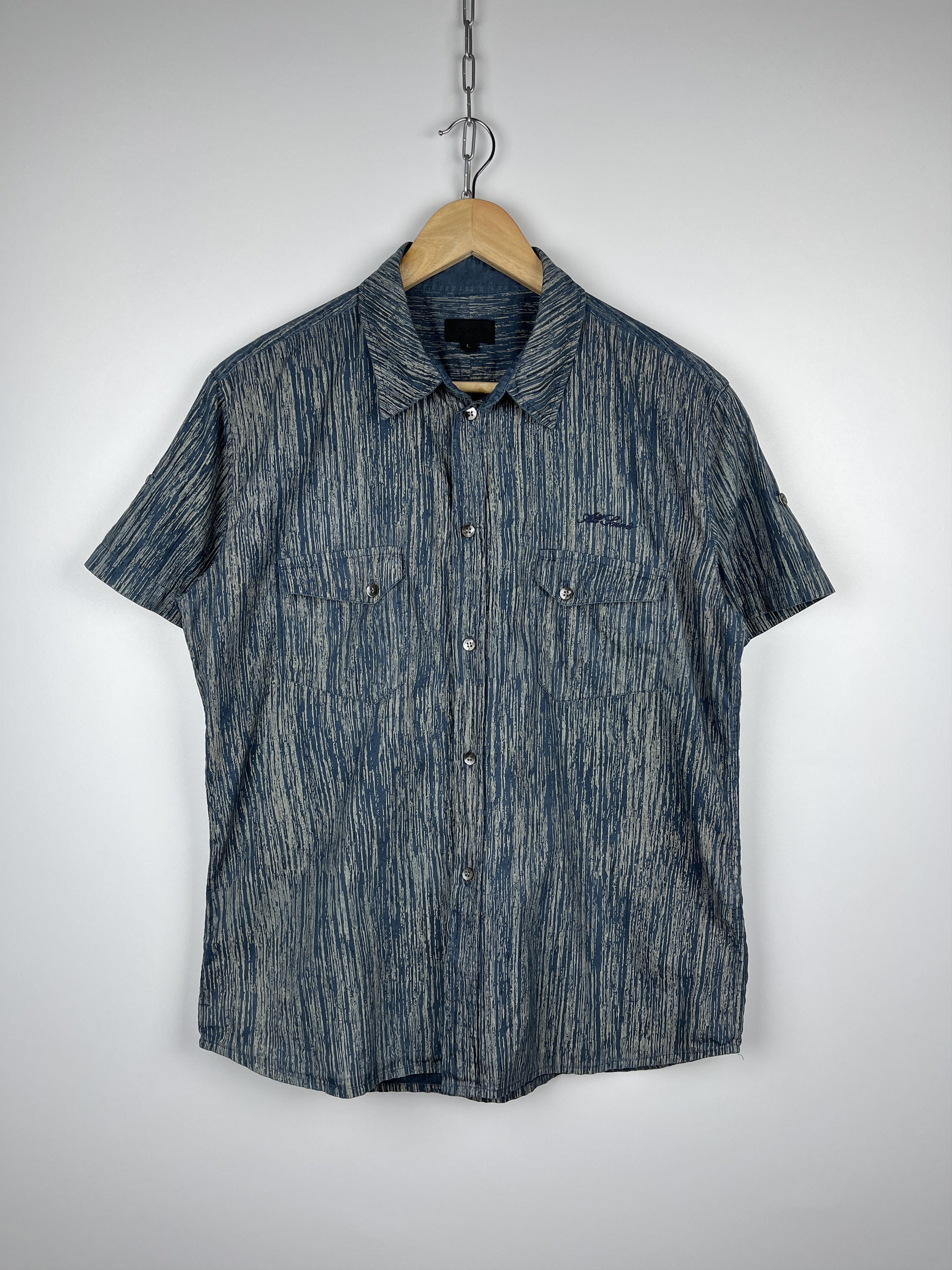 Allsaints AllSaints Factory Short Sleeve Shirt Size US L / EU 52-54 / 3 - 3 Thumbnail