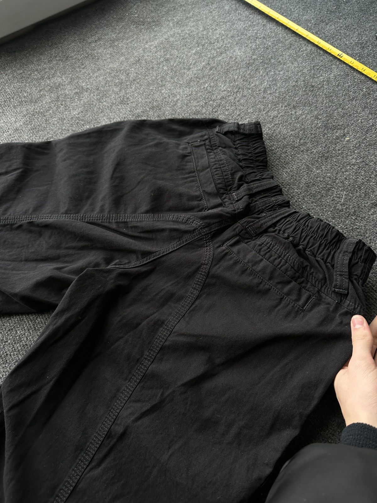 Other 🚨 RARE BLACK CARGO MULTIPOCKET WOMEN PANTS Size 28" / US 6 / IT 42 - 12 Thumbnail