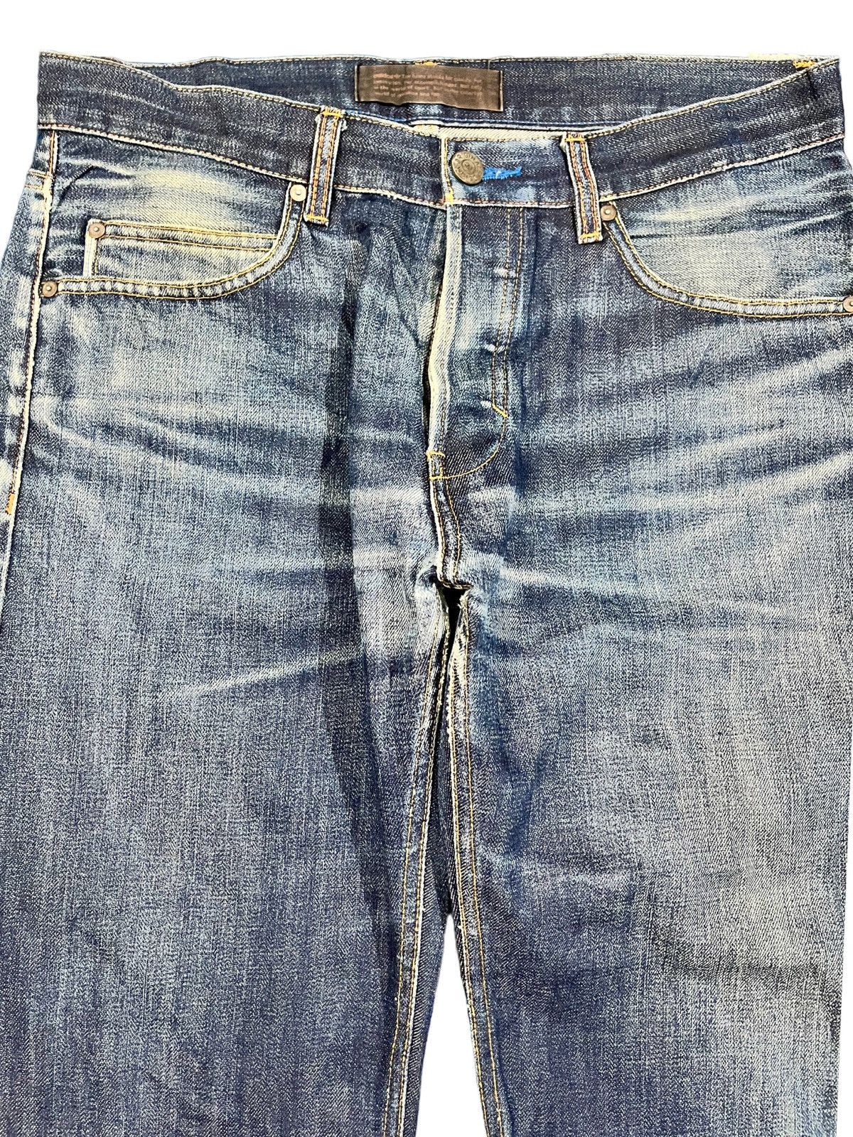 Adidas Vintage Adidas Flower Baggy Selvedge Denim Size US 33 - 3 Thumbnail