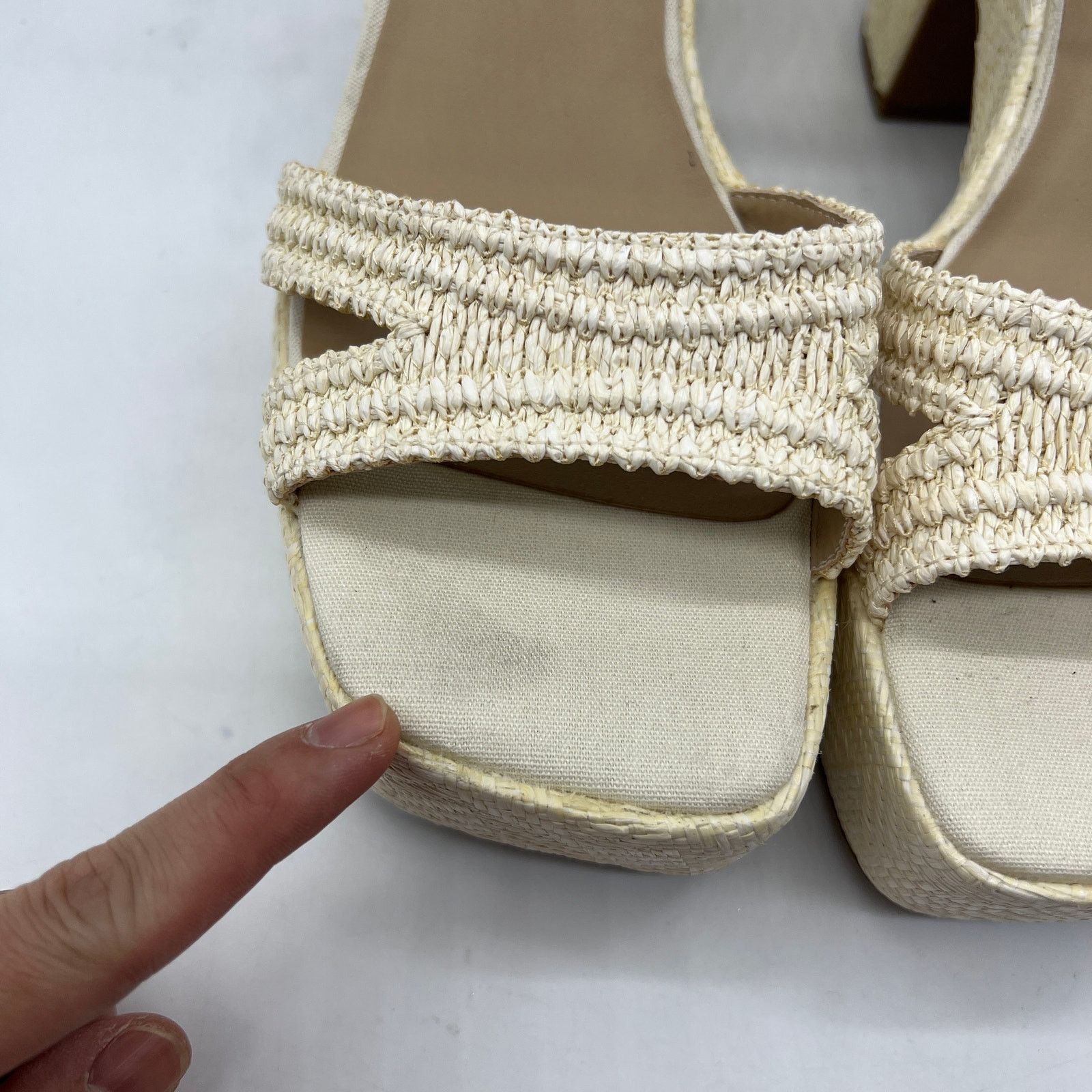 Other Women Block Shoes Platform Flat Wedge Casual Open Toe Size US 11 / IT 41 - 3 Thumbnail