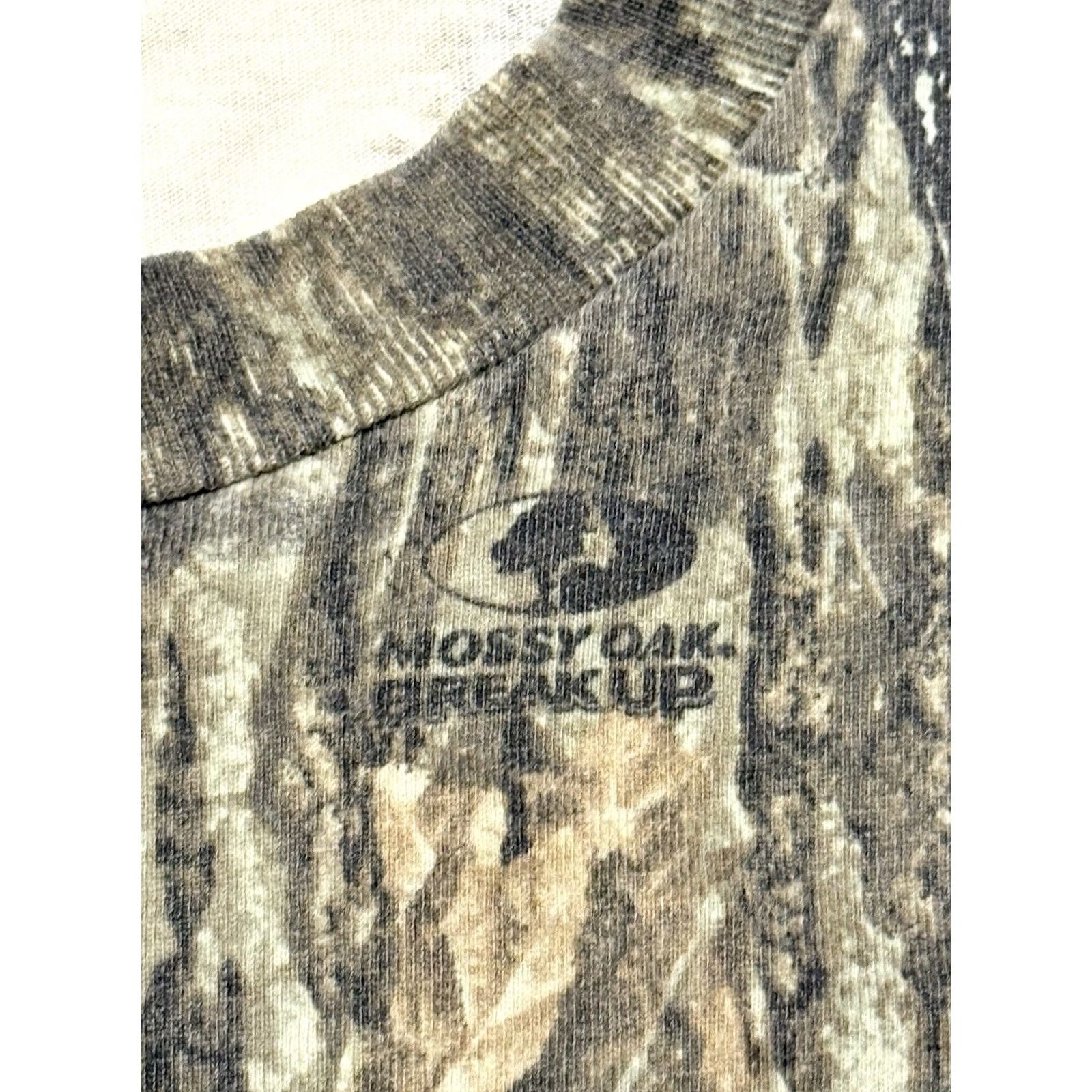 Jerzees VINTAGE Jerzees T-Shirt Mossy Oak Breakup Camouflage Camouflage 90s Hunting Mossy Oak Unisex Adults L Shirt Mens Womens Size US L / EU 52-54 / 3 - 3 Thumbnail