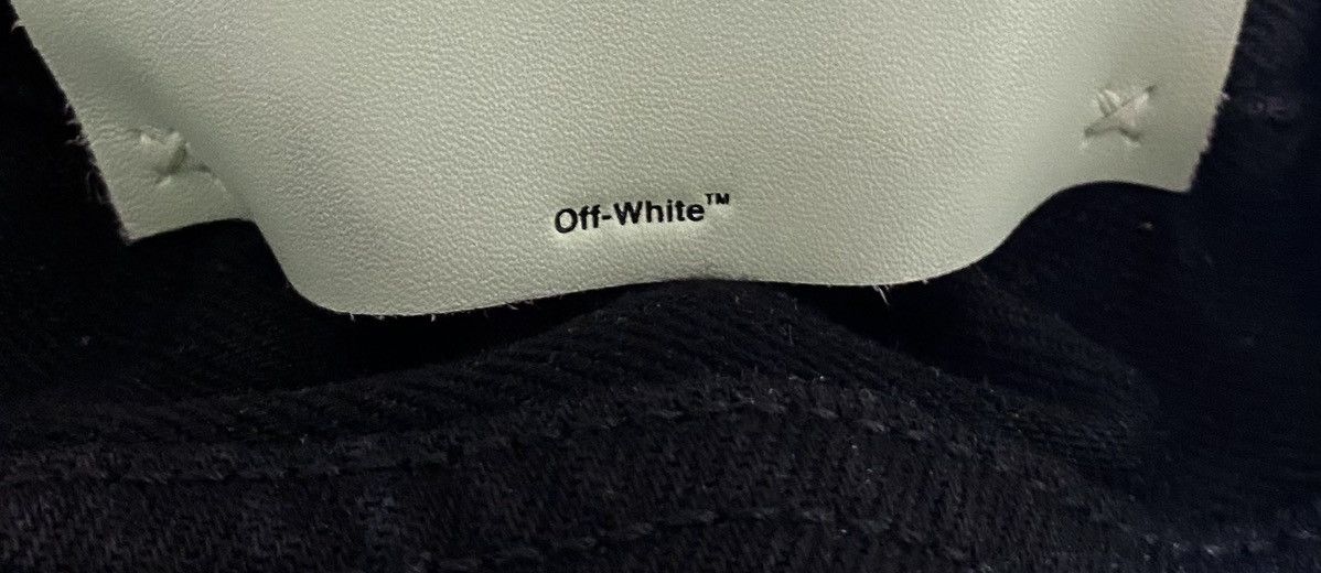 Off-White OFF-WHITE c/o VIRGIL ABLOH Black low crotch jeans Size US 31 - 17 Thumbnail