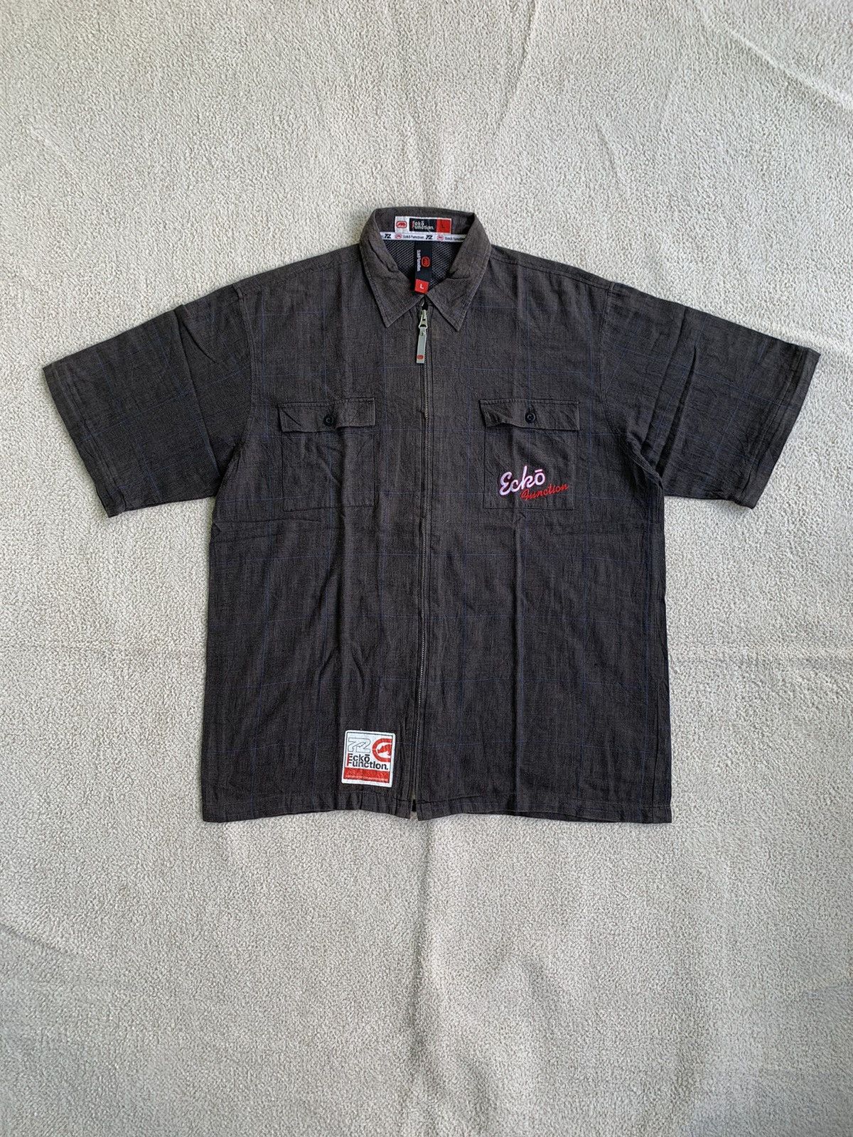 Y2K ECKO Zip Up Shirt