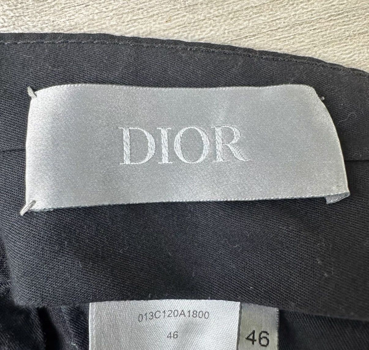 Dior Dior Men's Black Dress Pants K12 Size US 34 / EU 50 - 4 Thumbnail